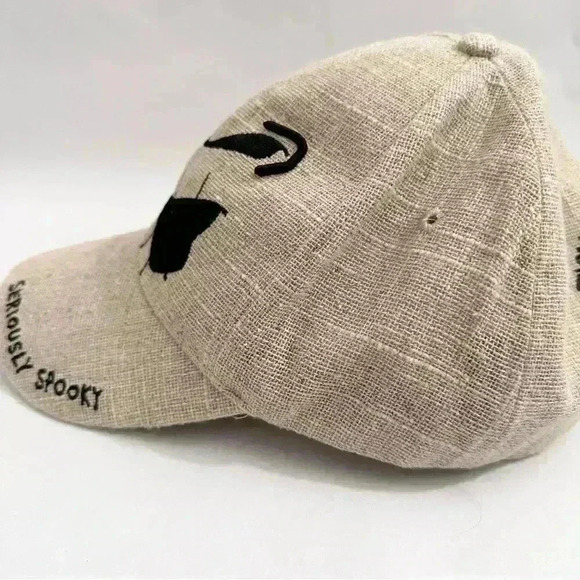 NWT Disney Oogie Boogie Baseball Hat Halloween | Tan | One Size - Picture 3 of 5